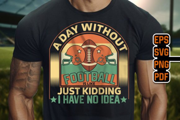 American Football Rugby Graphic T-Shirt