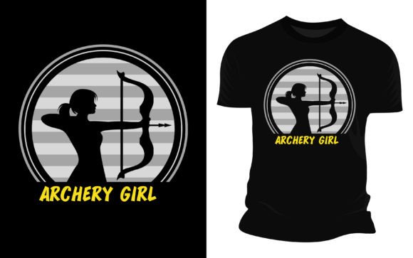 Archery Girl Vector Graphic: Beyond the T-Shirt