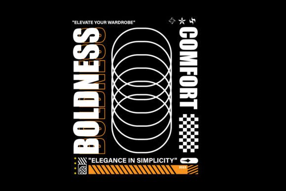 Boldness Graphic Tee: Urban Streetwear Design