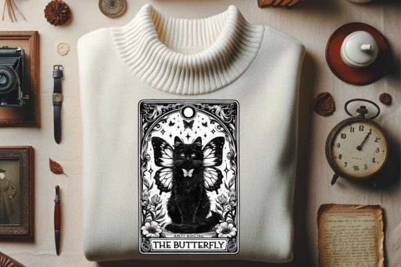 Butterfly Tarot Graphic: Unlocking Mystical Designs for Crafters