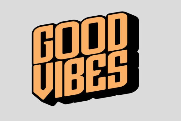 Capture the Urban Vibe with Good Vibes Graphic Tee Design
