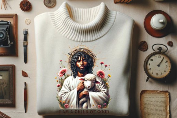 Child of God Graphic: A Faith-Inspired Design Asset