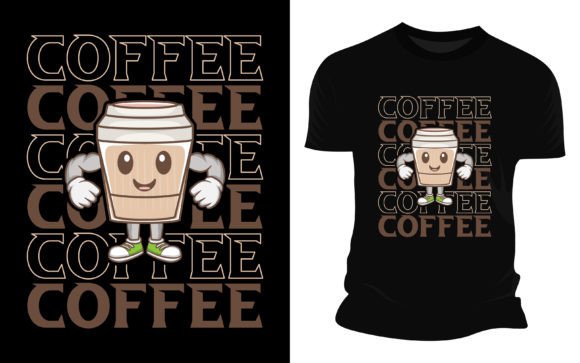 Coffee - Vector Graphic T-shirt Design: A Barista's Blend of Style and Utility