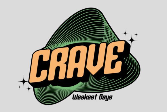 Crave Graphic Tee Design: Bold Urban Streetwear Graphics