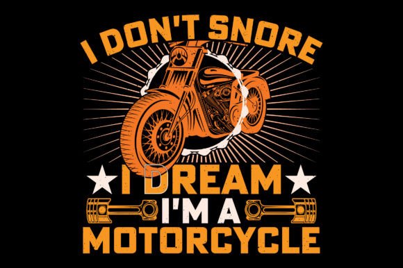 Decoding the 'I Don't Snore' Motorcycle Graphic