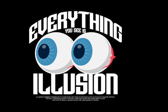 Everything Illusion Graphic Tee: Your Next Design Asset
