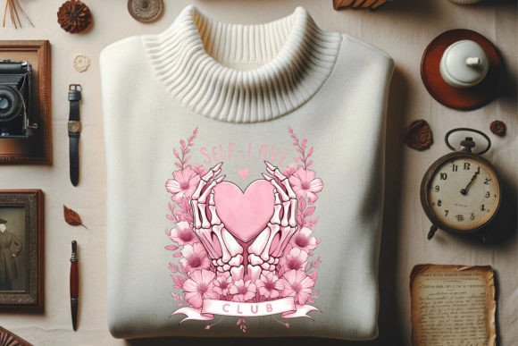 Heart & Flowers Graphic: A Design Asset for Modern Creatives