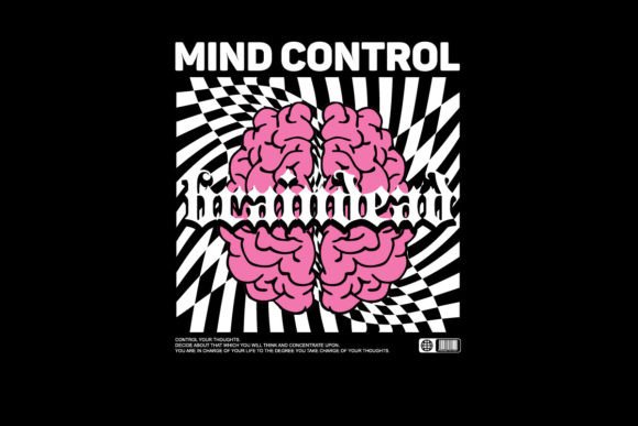 Mastering the Mind Control Graphic Tee Design