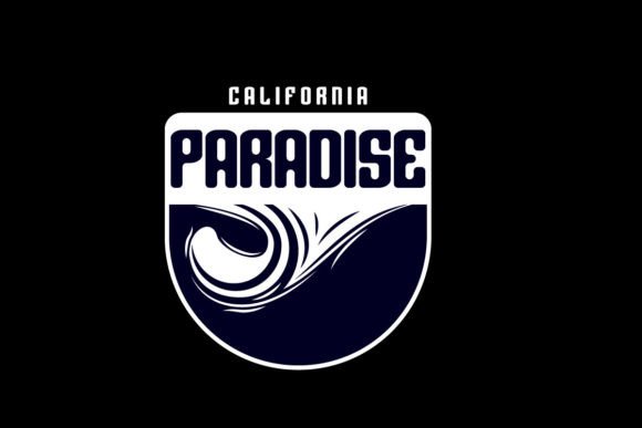 Paradise Logo Graphic Tee Design: A Visual Escape for Modern Brands