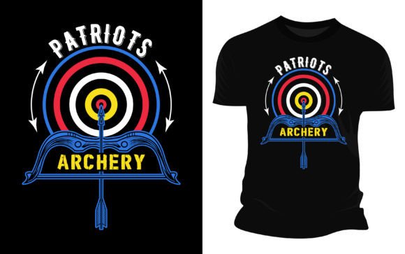 Patriots Archery Vector Graphic T-shirt: A Bold Visual Identity