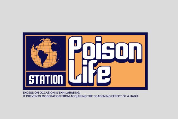 Poison Life Graphic Tee: Urban Streetwear Design
