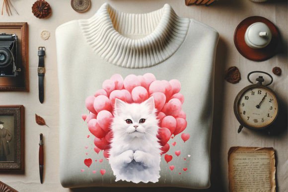 The Cat Heart Frame Graphic: A Designer's Whimsical Asset