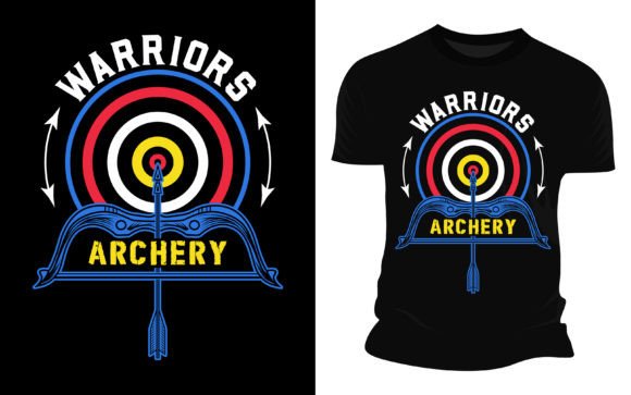 Warriors Archery: A Vector Graphic for Bold Designs